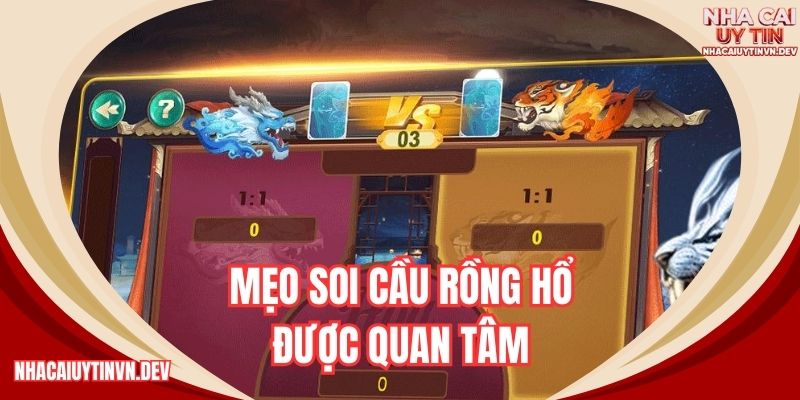 Mẹo soi cầu Rồng Hổ được quan tâm