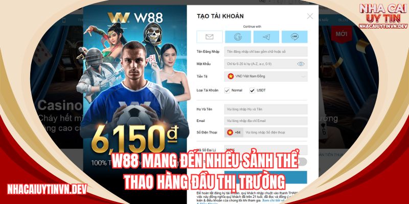 Những lợi ích cho hội viên khi trải nghiệm W88